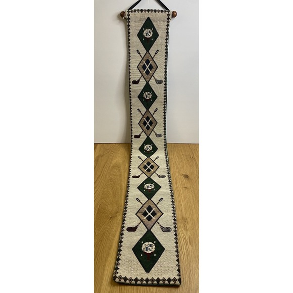 The Unbranded Brand Other - Golf Tapestry Wall Hanging Woven Banner Clubs Balls Man Cave Decor Gift Lodge